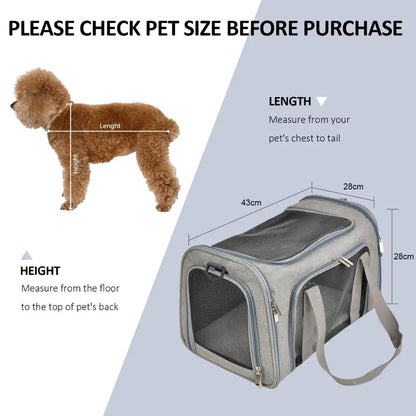 Airline Approved Pet Carrier Soft Side Backpack