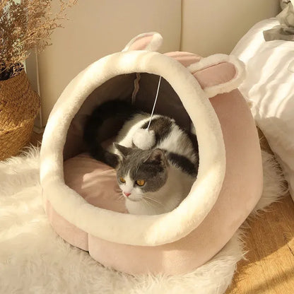 Cat Cave Cozy Houser Cushion Bed