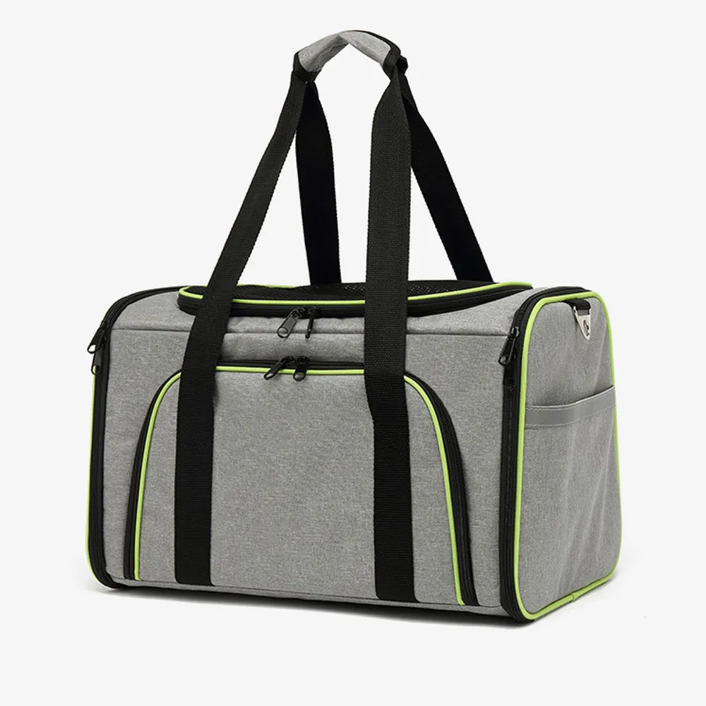 Pet Carriers Portable Breathable Foldable Zippered Bag