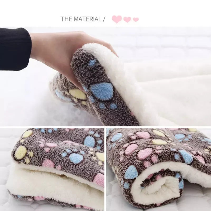 Soft Thick Fleece Cushion Blanket Bed Mat