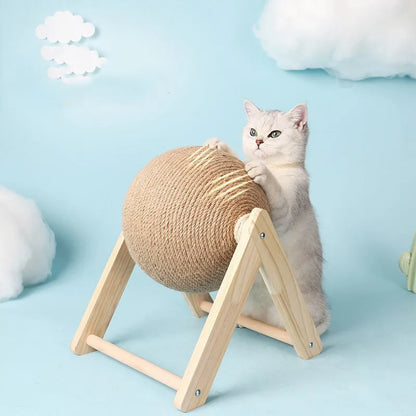 Cat Scratching Rope Board Ball Toy