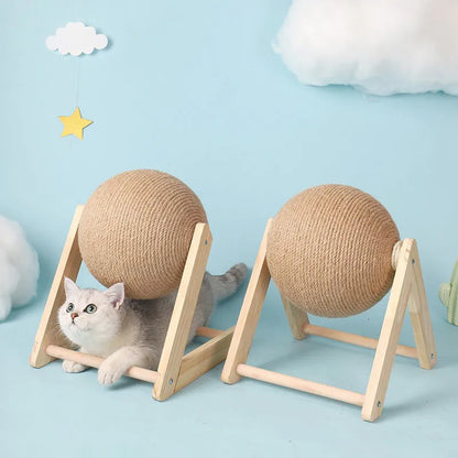 Cat Scratching Rope Board Ball Toy