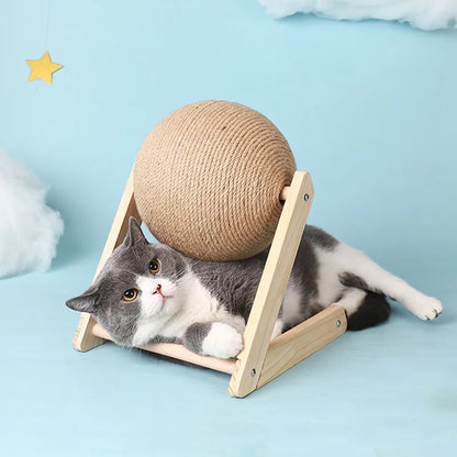 Cat Scratching Rope Board Ball Toy