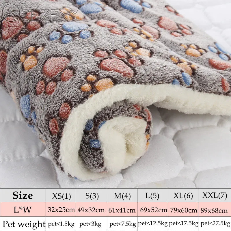 Soft Thick Fleece Cushion Blanket Bed Mat