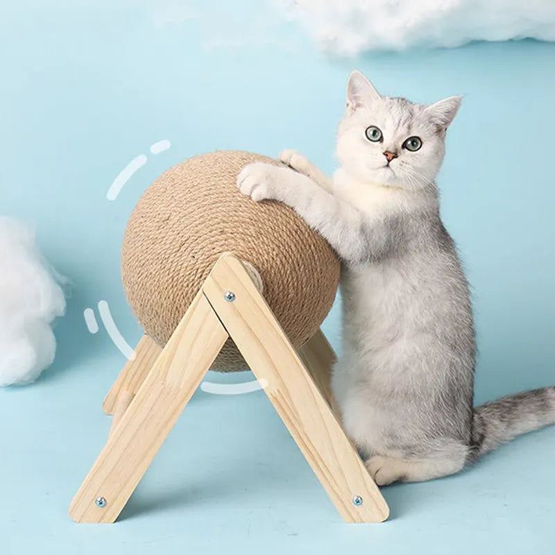 Cat Scratching Rope Board Ball Toy