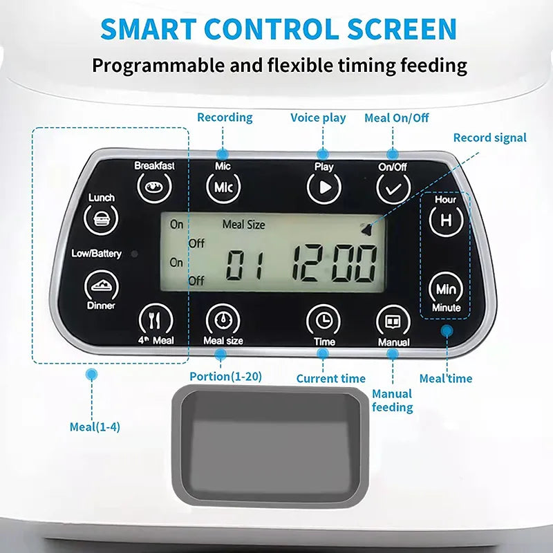 Automatic Food Feeder and Water Dispenser