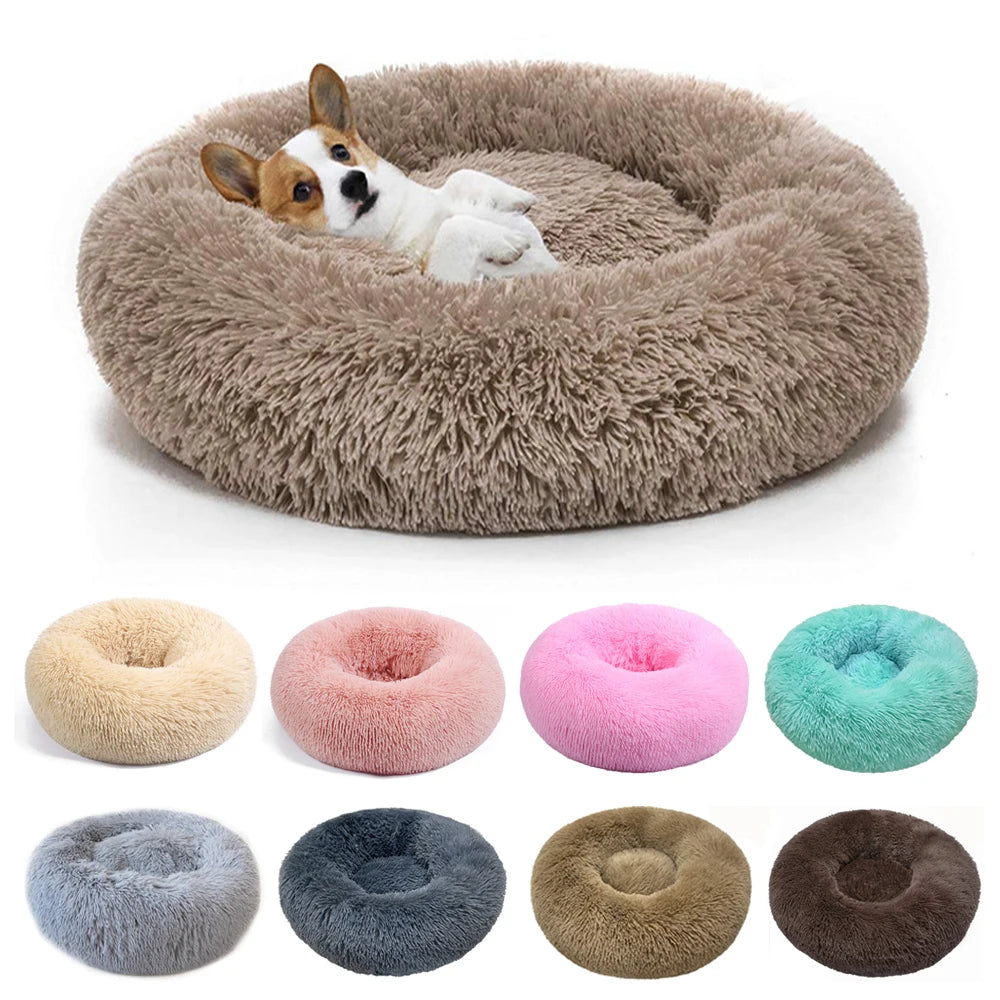 Luxury Fur Donut Sofa Soft & Comfy Pet Bed