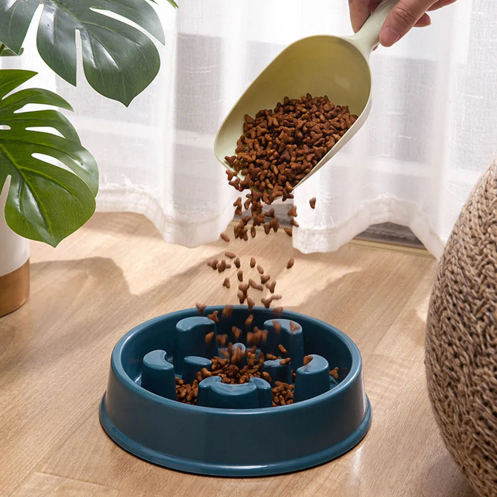 Pet Slow Food Non-Slip Feeder Bowl