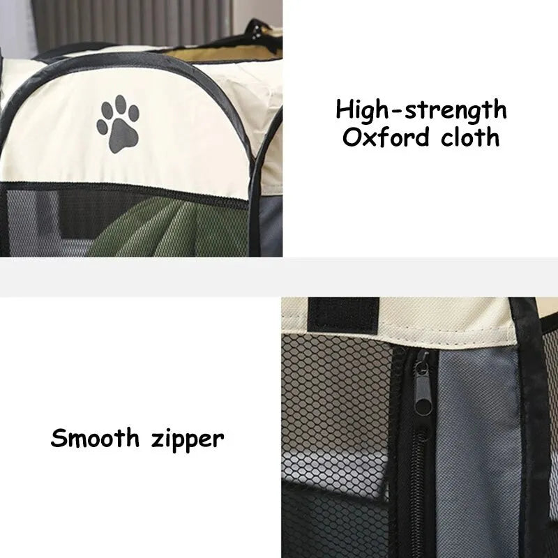 Portable Foldable Pet Tent and Kennel