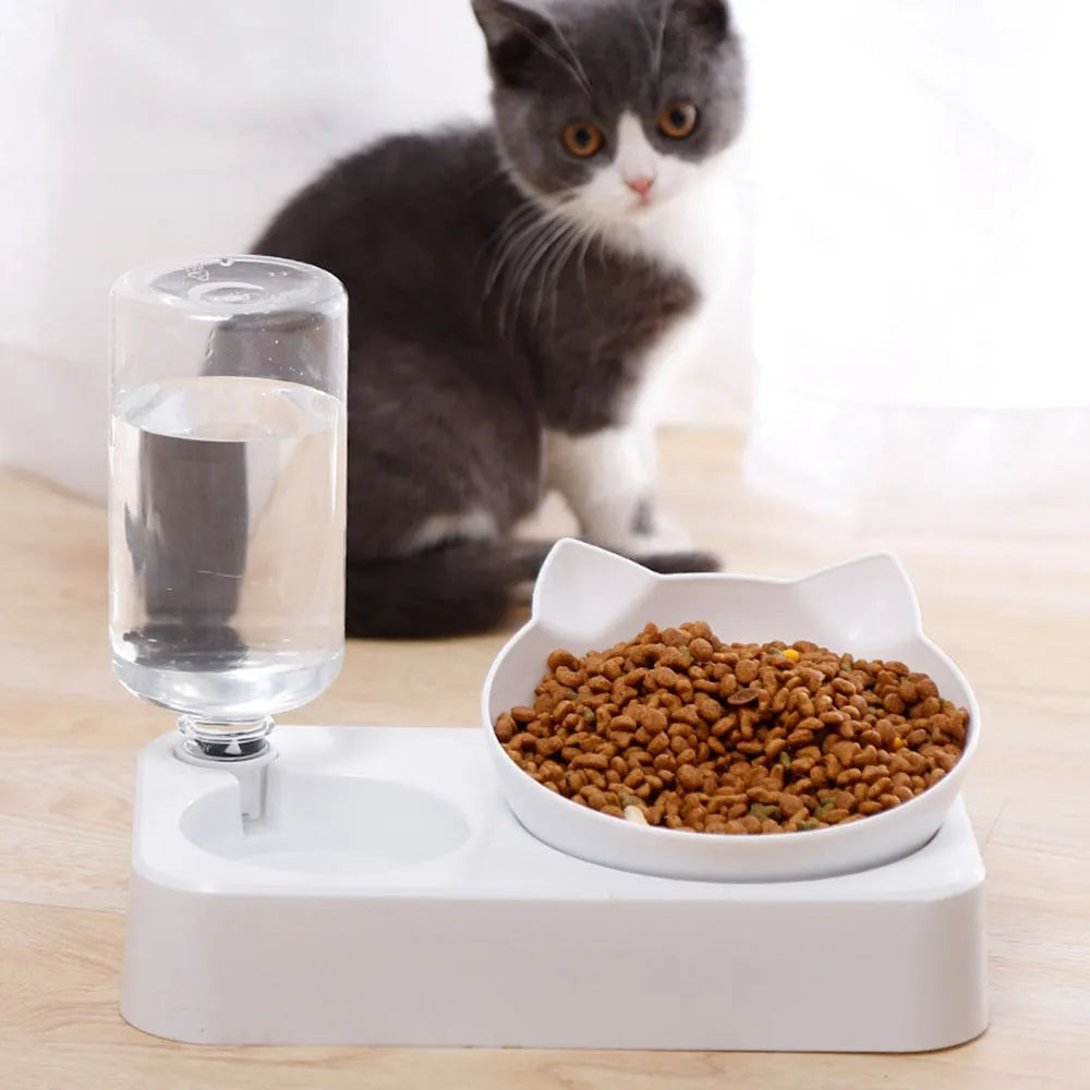 Automatic Pet Food and Drinking Feeder