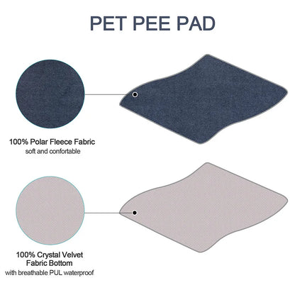 Extra Large Washable Waterproof Dog Pee Pads Blanket