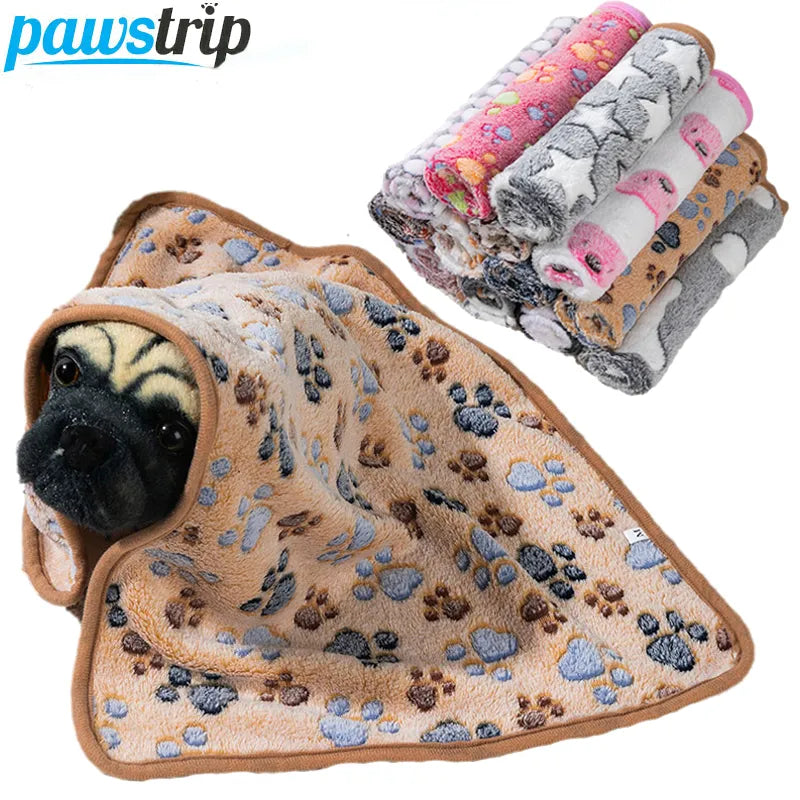 Pet Warm Soft Plush Sleeping Blanket