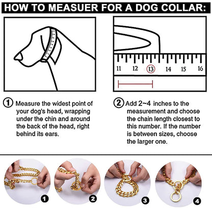 Heavy-Duty Stainless-Steel Chain Collar