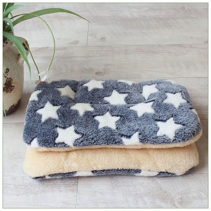 Pet Flannel Thick Sleeping Mat and Blanket