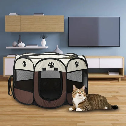 Portable Foldable Pet Tent and Kennel