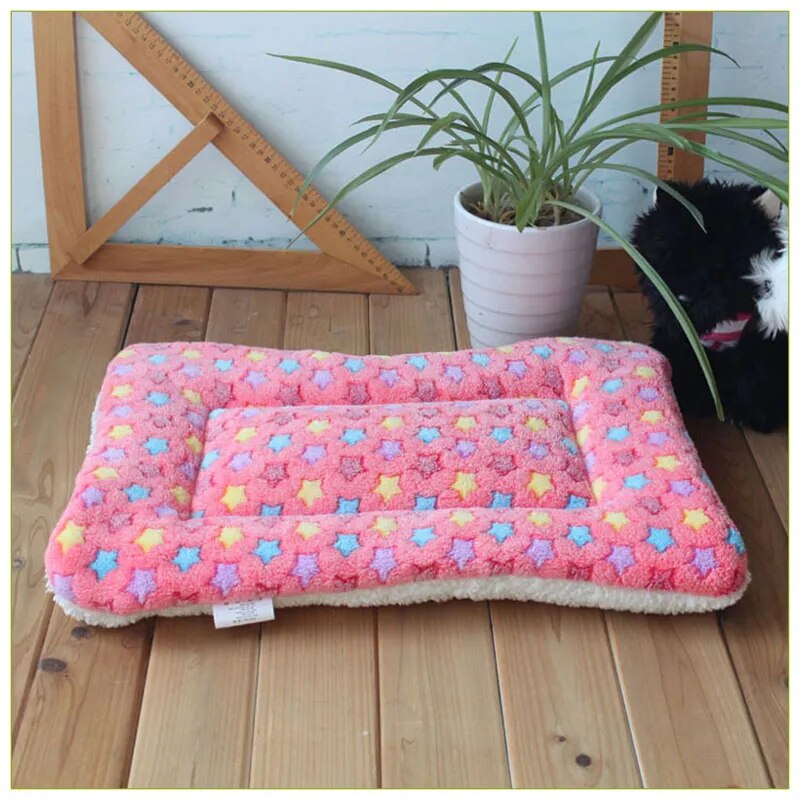 Pet Flannel Thick Sleeping Mat and Blanket