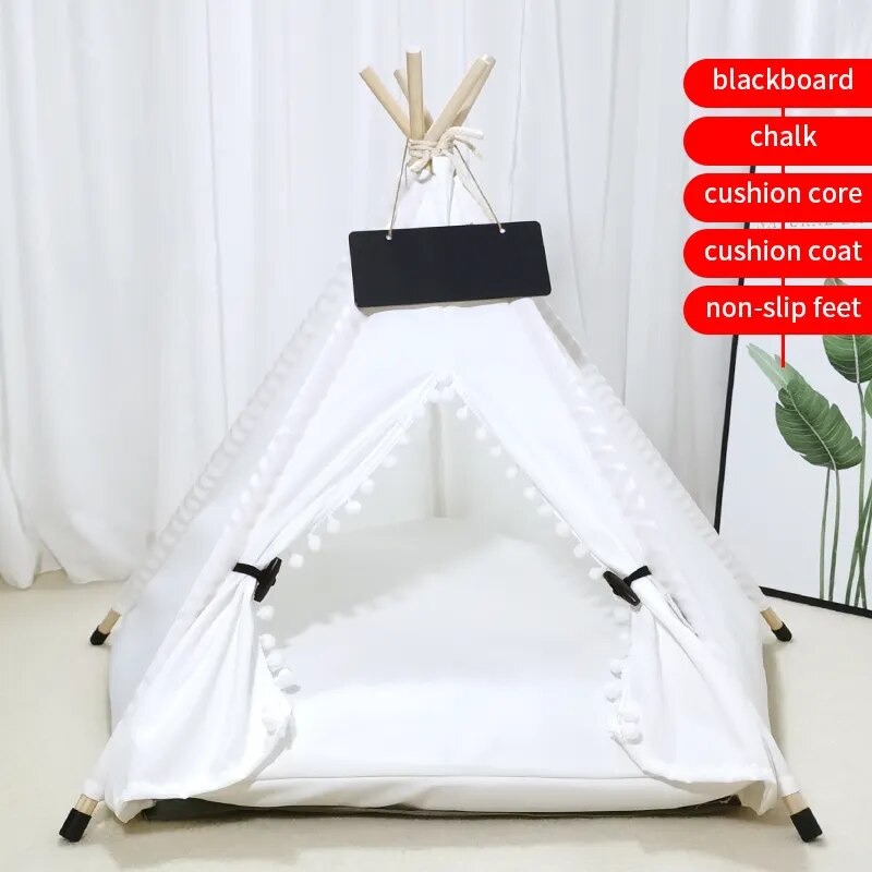 Dog Teepee with Thick Cushion