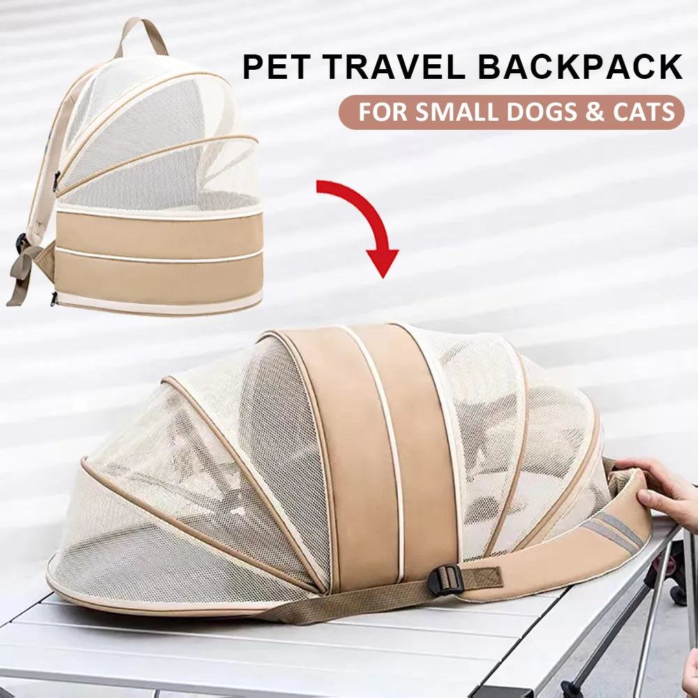 2 in 1 Cat Expandable Transporter Carrier