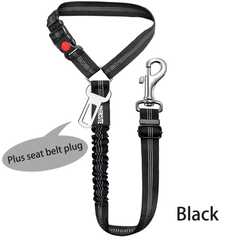 Pet Adjustable Harness-Leash Seat Belt