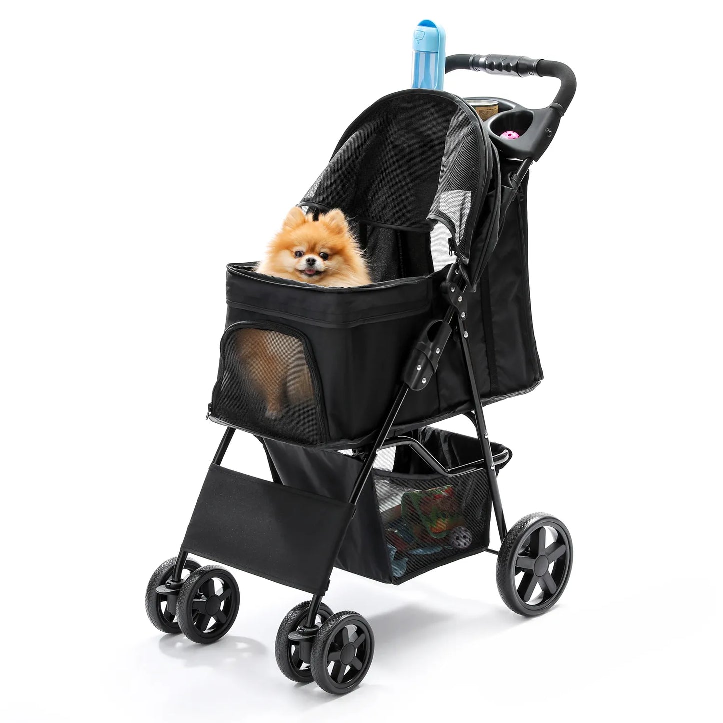 Portable Breathable Foldable Pet Stroller Carrier