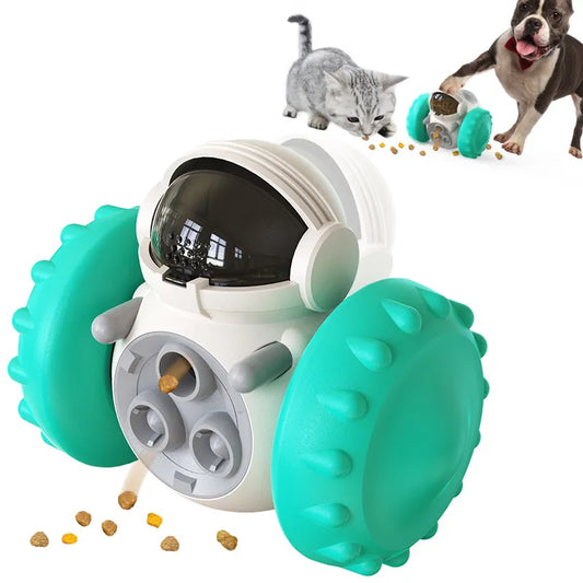 Dog Interactive Tumbler Treat Dispenser.