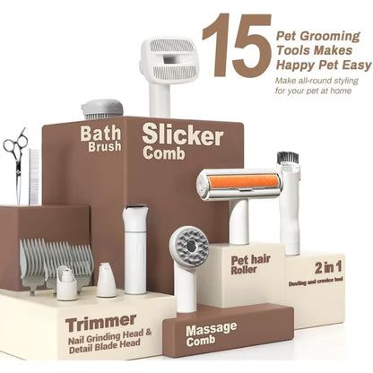 Dog Grooming & Vacuum Suction Kit