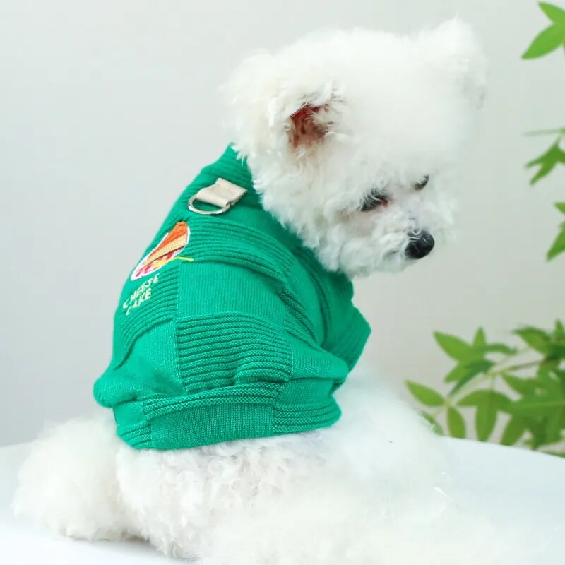 Pet Round-Neck Sweater and Comfortable Shirt