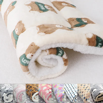 Pet Warm Soft Fleece Blanket