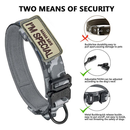 Tactical Dog Collar and Leash Set