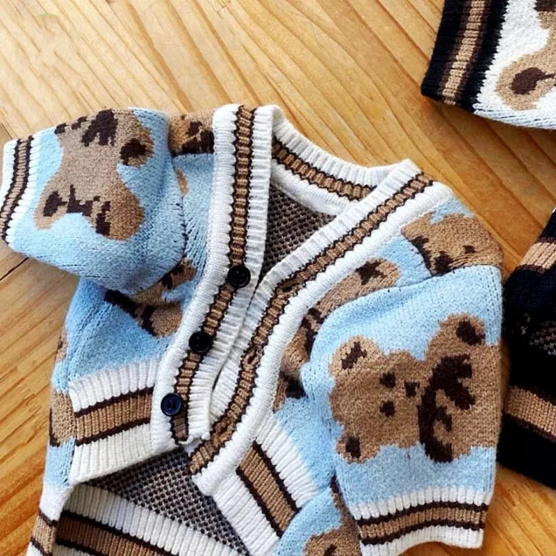 Luxury Dog Cardigan Sweater for Small Pet