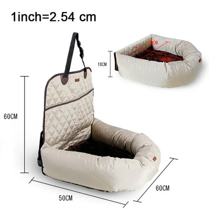 Pet Dog Carrier Folding Car Seat