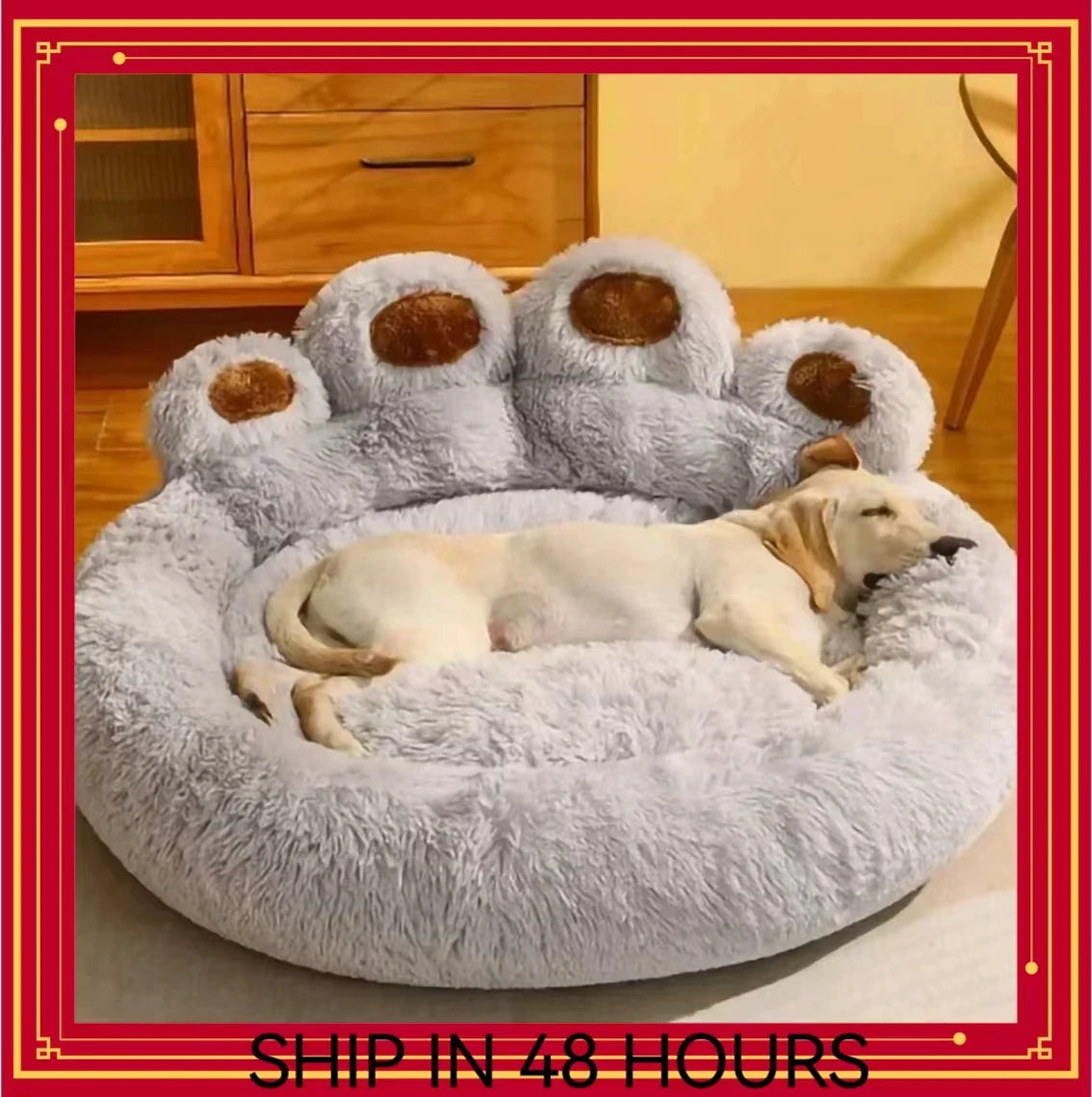 Comfortable Sofa Plush Sleeping Dog Bed