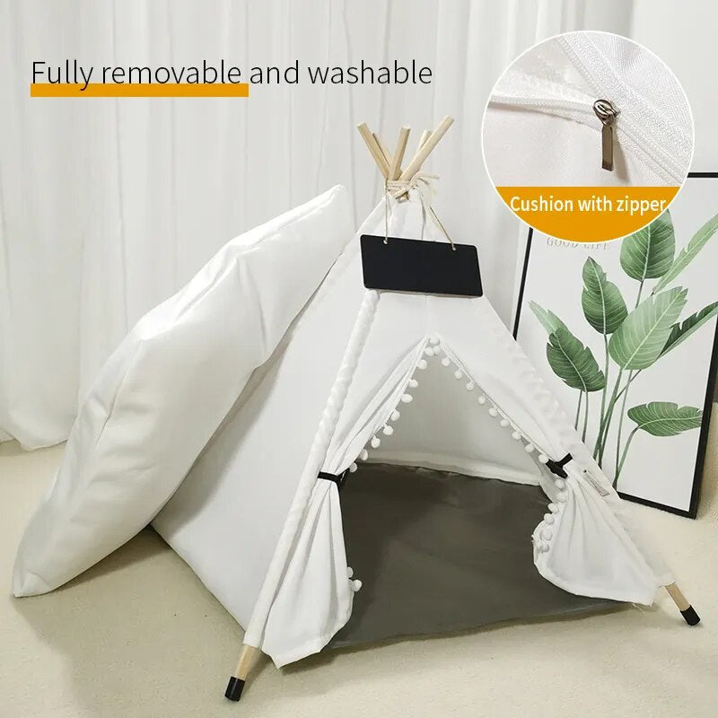 Dog Teepee with Thick Cushion