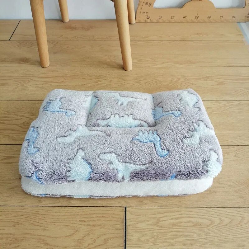 Pet Flannel Thick Sleeping Mat and Blanket