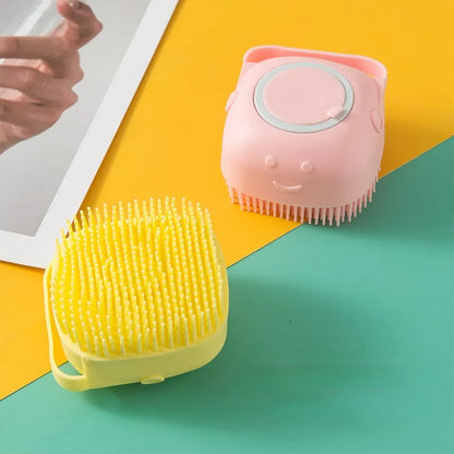 Pet Shampoo Comb Brush Massager