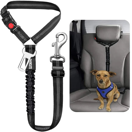 Pet Adjustable Harness-Leash Seat Belt