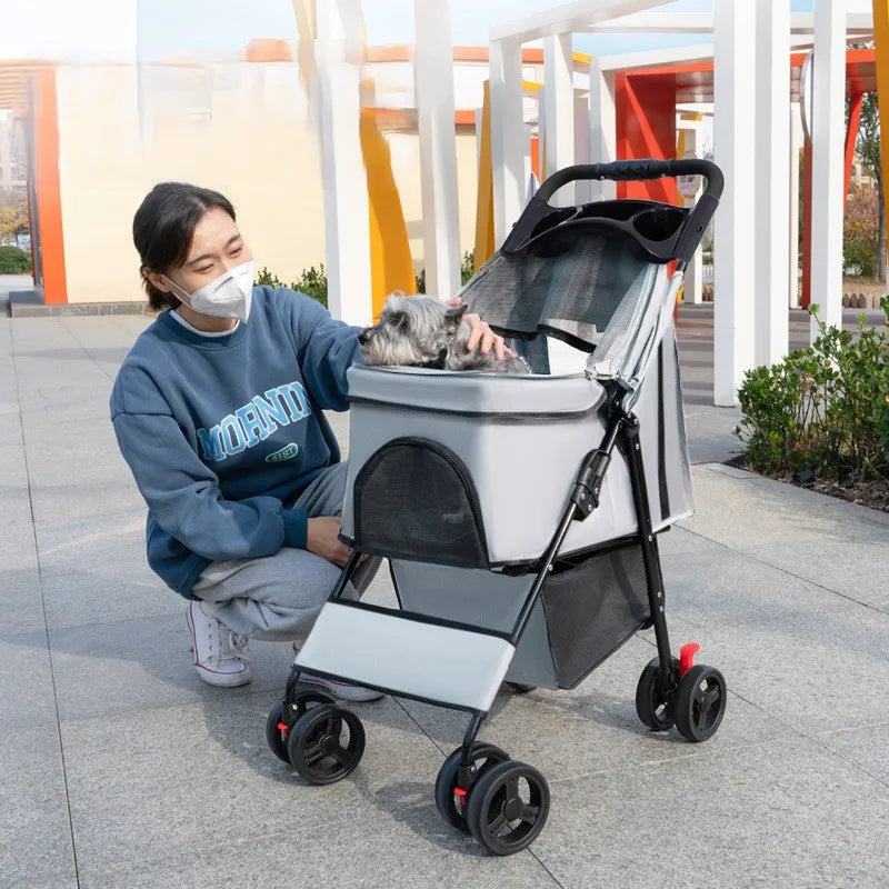 Foldable Pet Cart