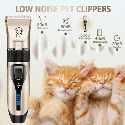 Pets Rechargeable Cordless Professional Grooming Set