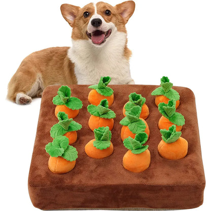 Interactive Snuffle Mat for Dogs Non-Slip Plush Puzzle Toy