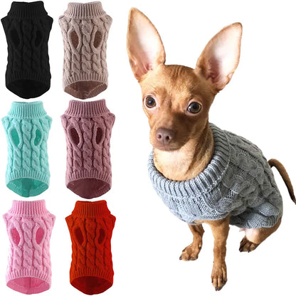 Pet Winter Warm Turtleneck Sweaters