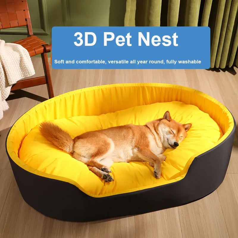 Pet Sleeping Big Bed with Waterproof Cushion