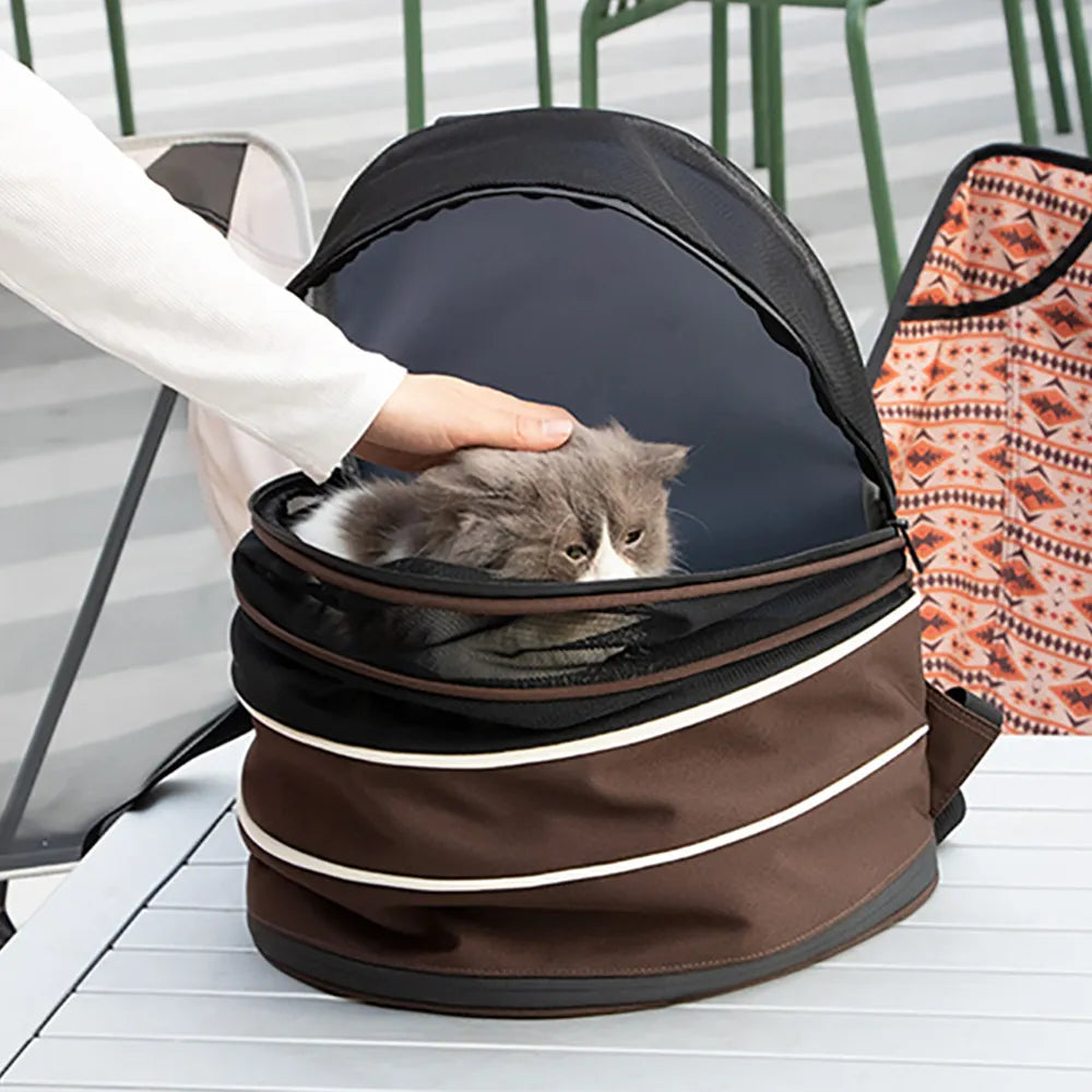 2 in 1 Cat Expandable Transporter Carrier