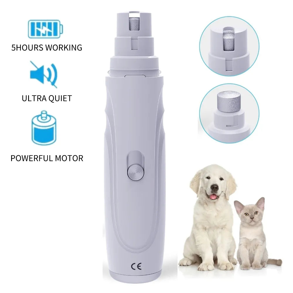 Electric Pet Rechargeable Nail Grinder 2-Speed