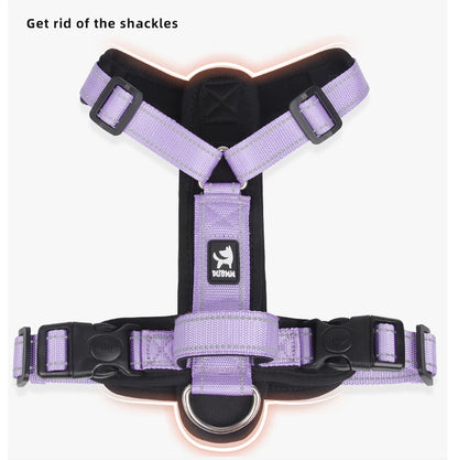 No-pull Dog Padded Harness with Reflective Chest Strap