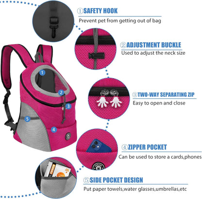 Pet Bag Carrier and Portable Travel Backpack