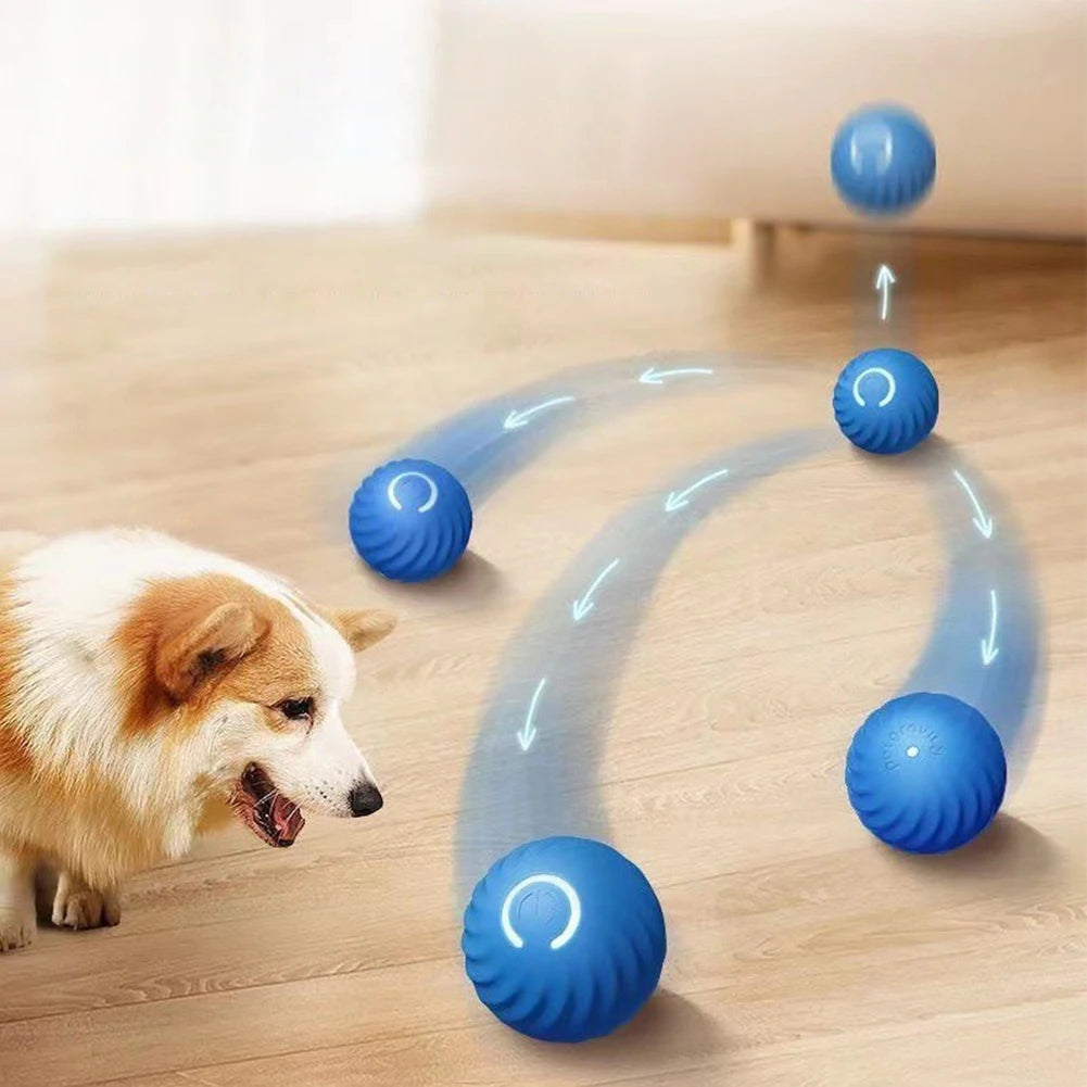 Smart Dog Toy Ball Electronic Interactive Pet Toy Moving Ball USB Automatic Moving Bouncing for Puppy Birthday Gift Cat Product