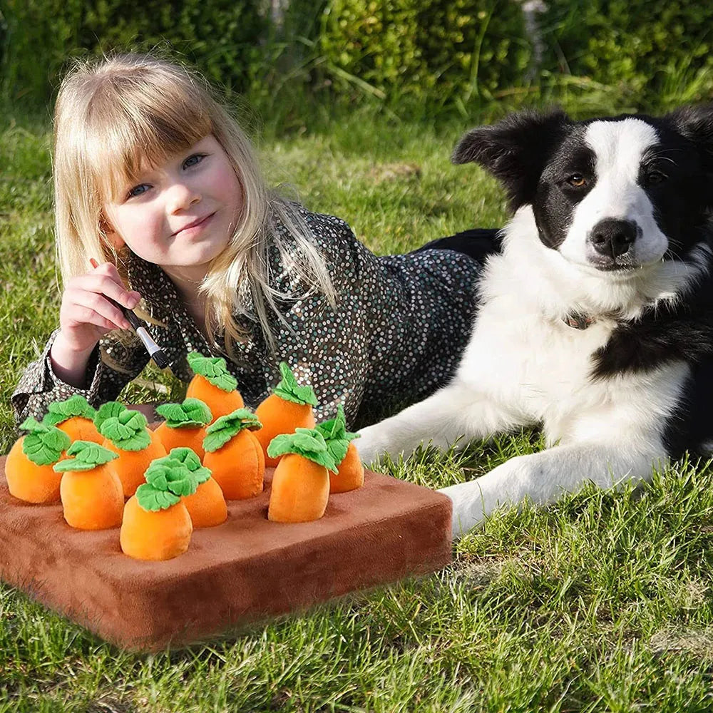 Interactive Snuffle Mat for Dogs Non-Slip Plush Puzzle Toy