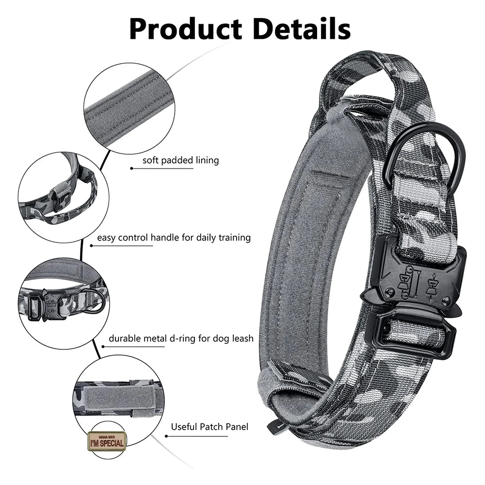 Tactical Dog Collar and Leash Set