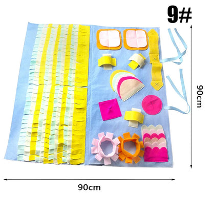 Pet Sniffing Food Training Blanket