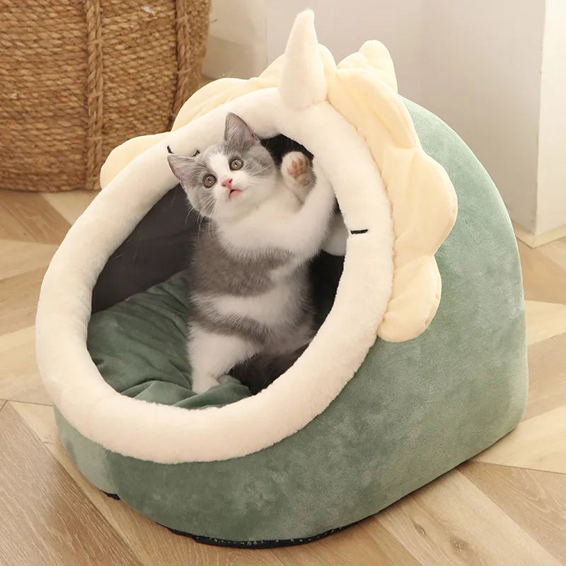 Cat Cave Cozy Houser Cushion Bed